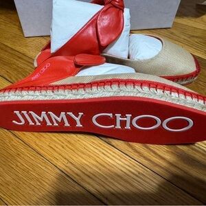 Jimmy Choo Reka Flat SIZE 37 Brand new in box never worn